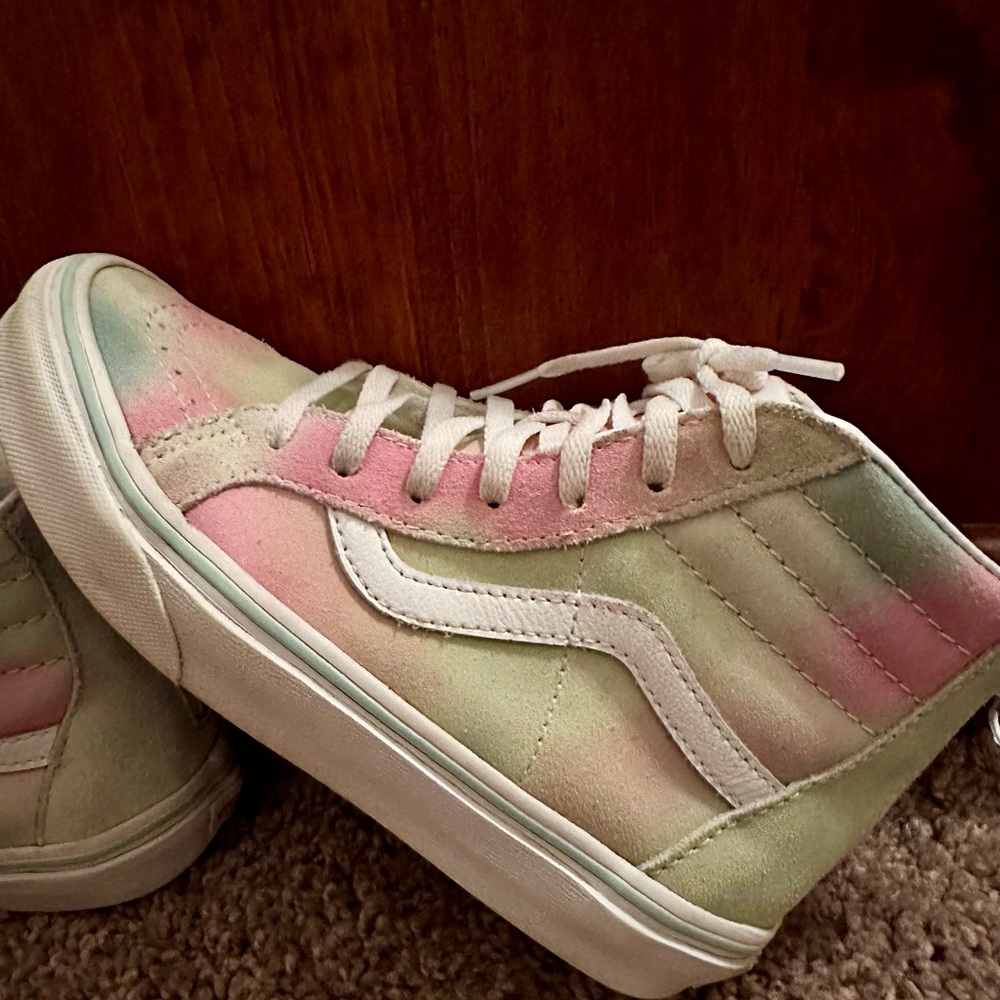 Sherbert Vans Hi-top